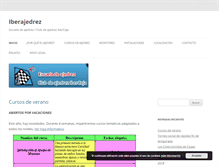 Tablet Screenshot of iberajedrez.com
